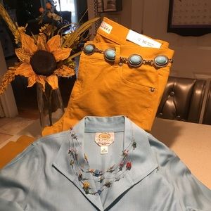 Talbots Blue blouse
